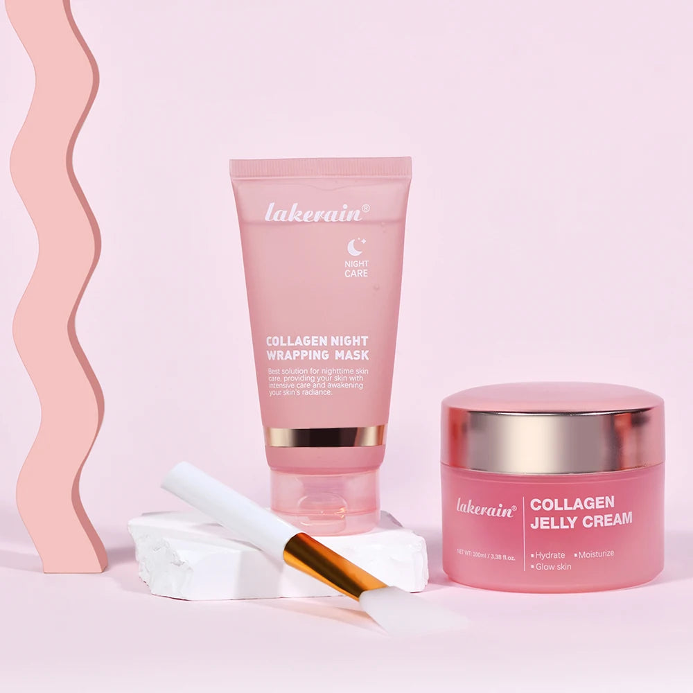 Lakerain Collagen Jelly Night Mask – Hydrating & Firming Peel-Off Treatment