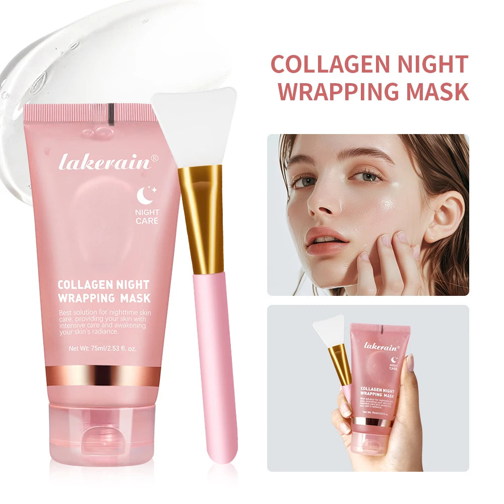 Lakerain Collagen Jelly Night Mask – Hydrating & Firming Peel-Off Treatment