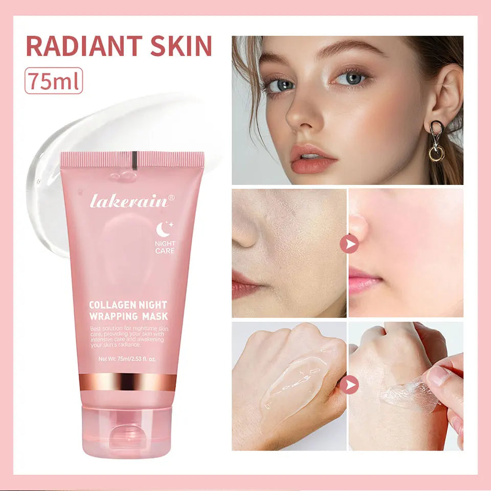 Lakerain Collagen Jelly Night Mask – Hydrating & Firming Peel-Off Treatment