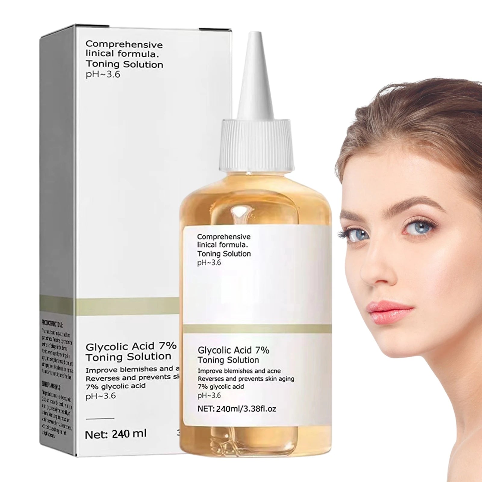 Glycolic Acid 7% Toning Solution – Clear Skin & Acne Mark Corrector