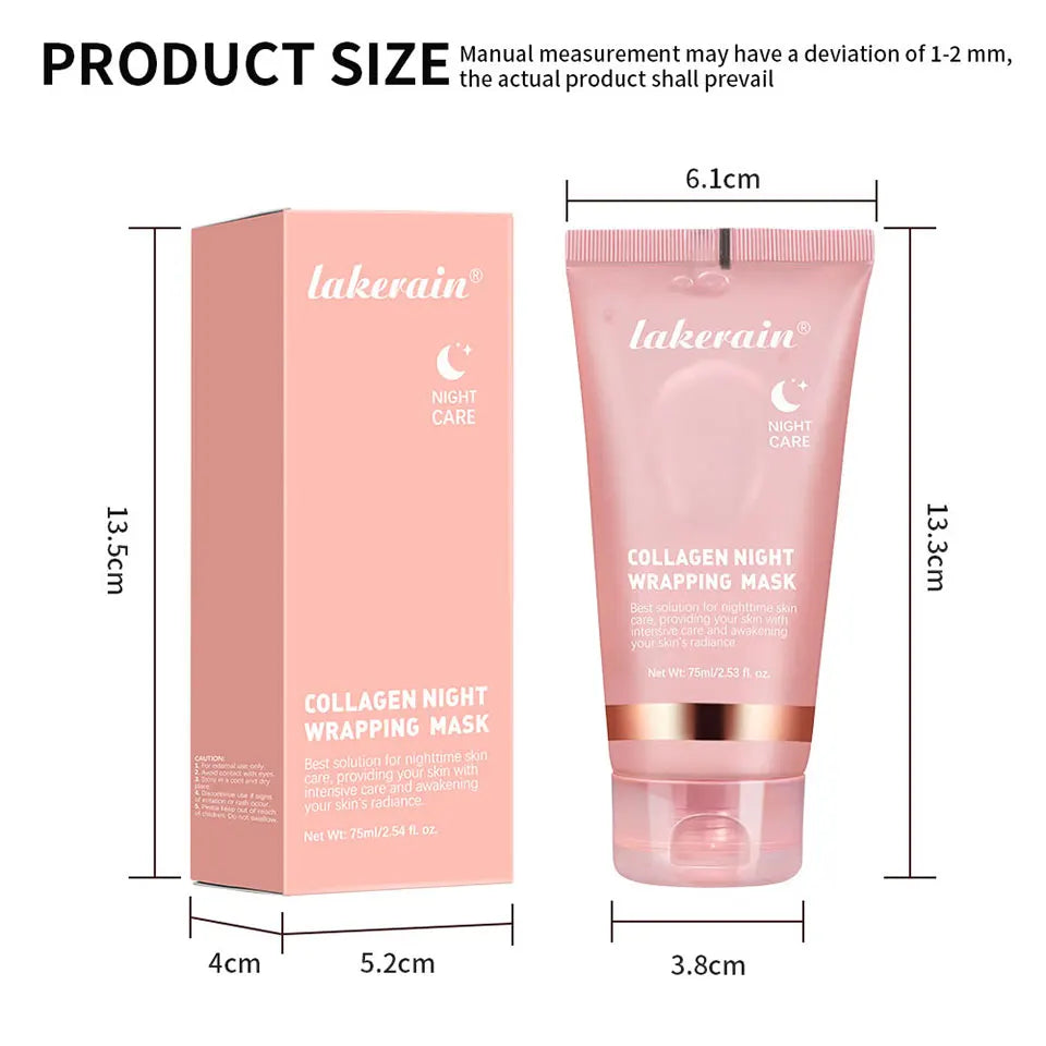 Lakerain Collagen Jelly Night Mask – Hydrating & Firming Peel-Off Treatment