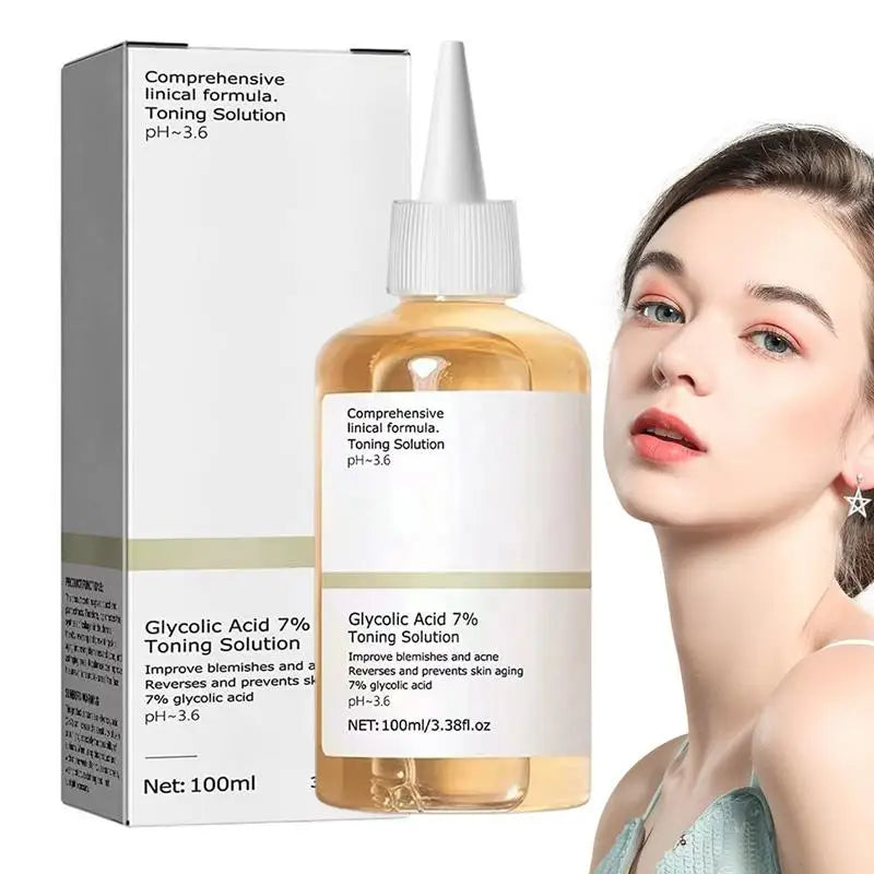 Glycolic Acid 7% Toning Solution – Clear Skin & Acne Mark Corrector