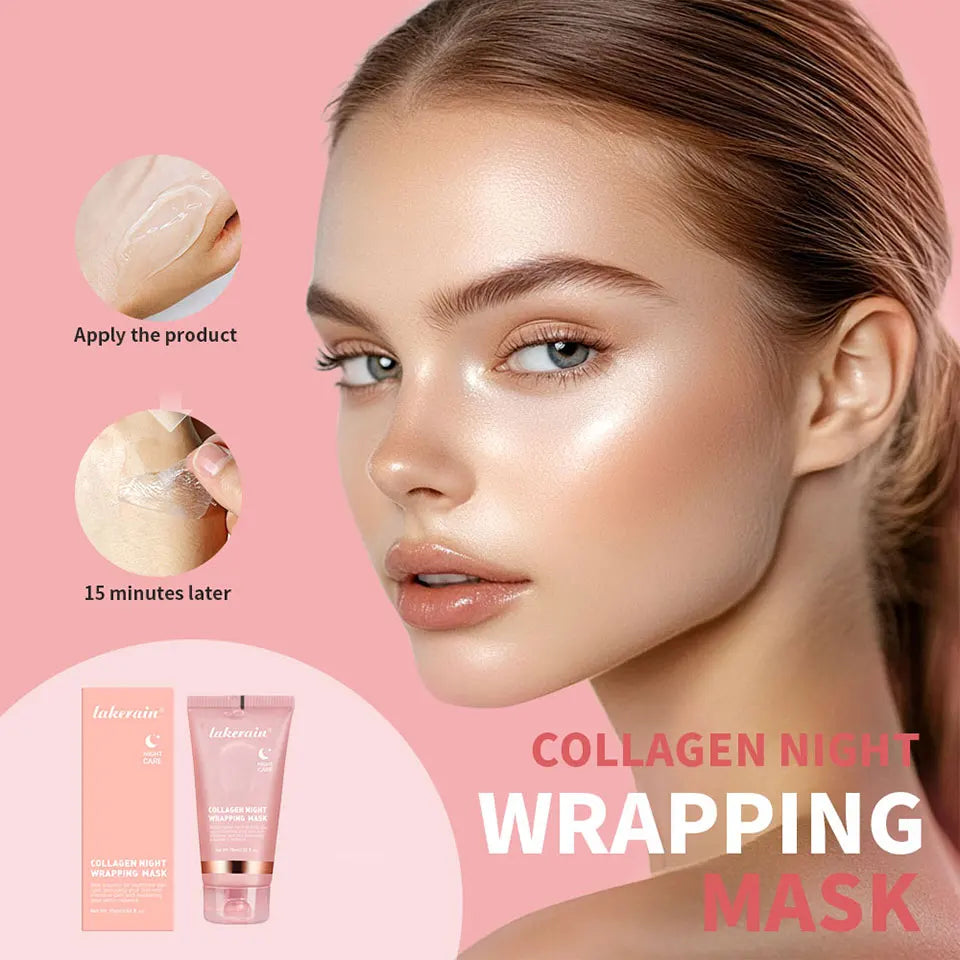 Lakerain Collagen Jelly Night Mask – Hydrating & Firming Peel-Off Treatment