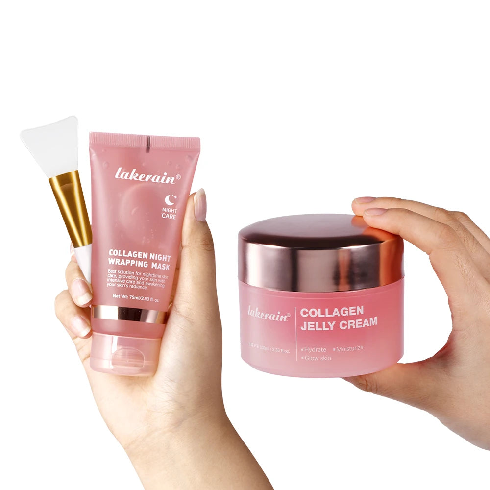 Lakerain Collagen Jelly Night Mask – Hydrating & Firming Peel-Off Treatment