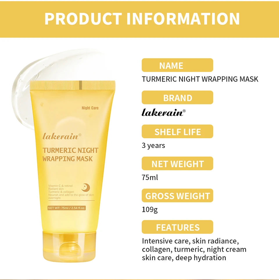 Lakerain Collagen Jelly Night Mask – Hydrating & Firming Peel-Off Treatment