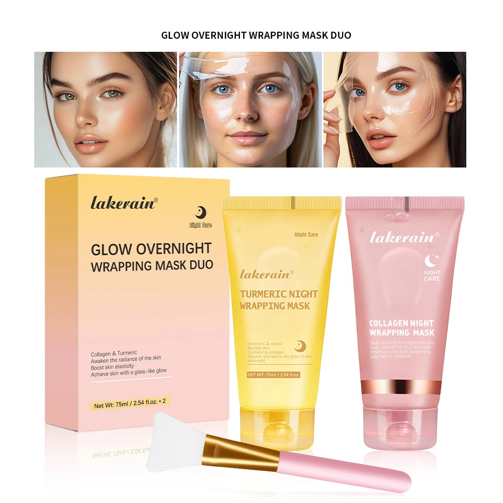 Lakerain Collagen Jelly Night Mask – Hydrating & Firming Peel-Off Treatment