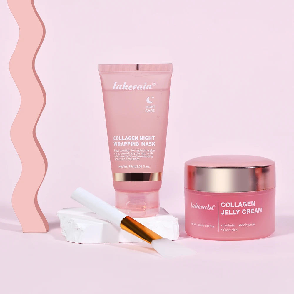 Lakerain Collagen Jelly Night Mask – Hydrating & Firming Peel-Off Treatment