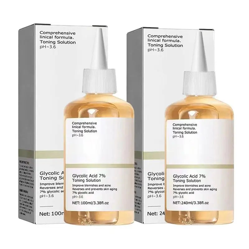 Glycolic Acid 7% Toning Solution – Clear Skin & Acne Mark Corrector