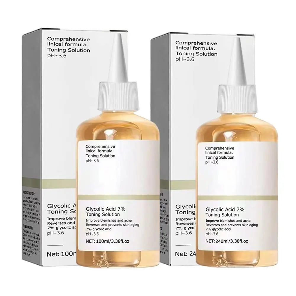 Glycolic Acid 7% Toning Solution – Clear Skin & Acne Mark Corrector